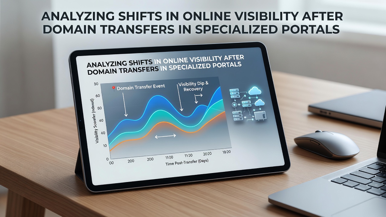 Analyzing Shifts in Online Visibility After Domain Transfers in Specialized Portals
