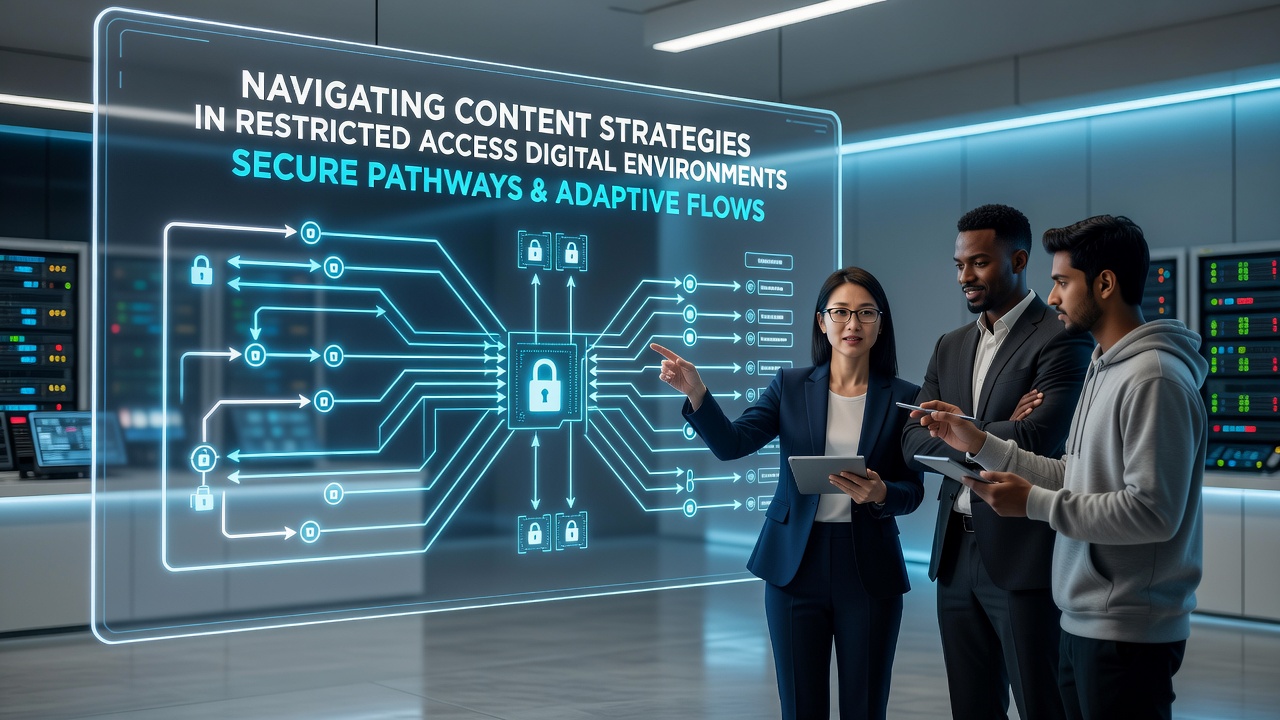 Navigating Content Strategies in Restricted Access Digital Environments