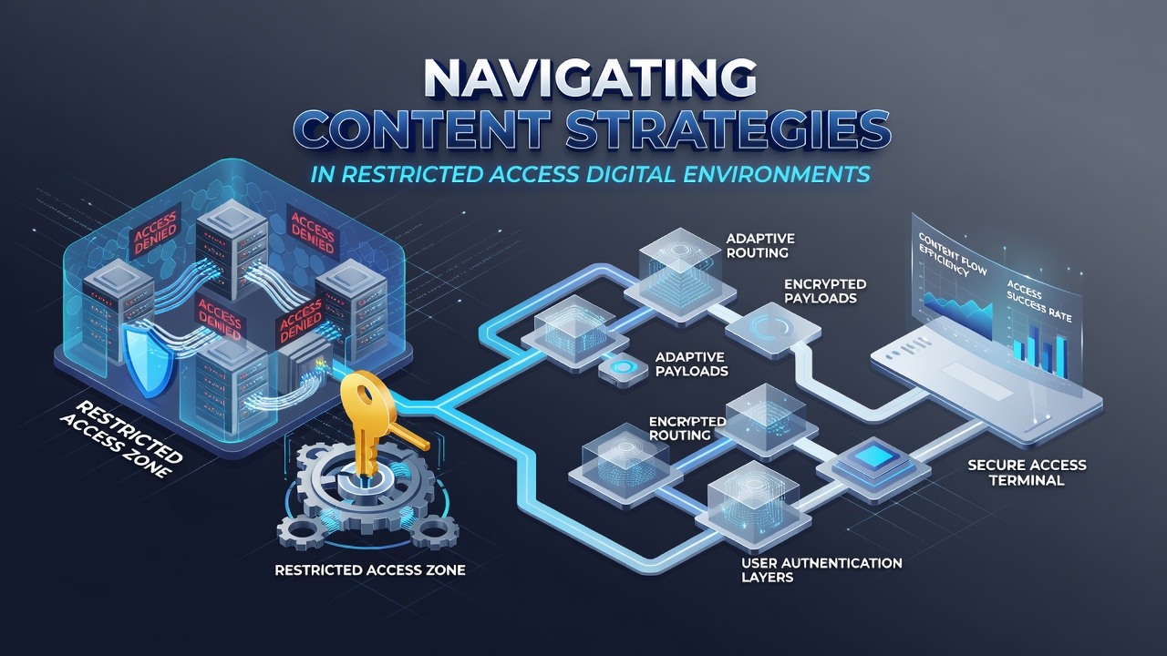 Content adaptation workflows and compliance tools in restricted digital spaces